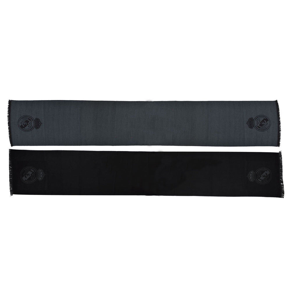 Real Madrid Premium Scarf-Black/Grey