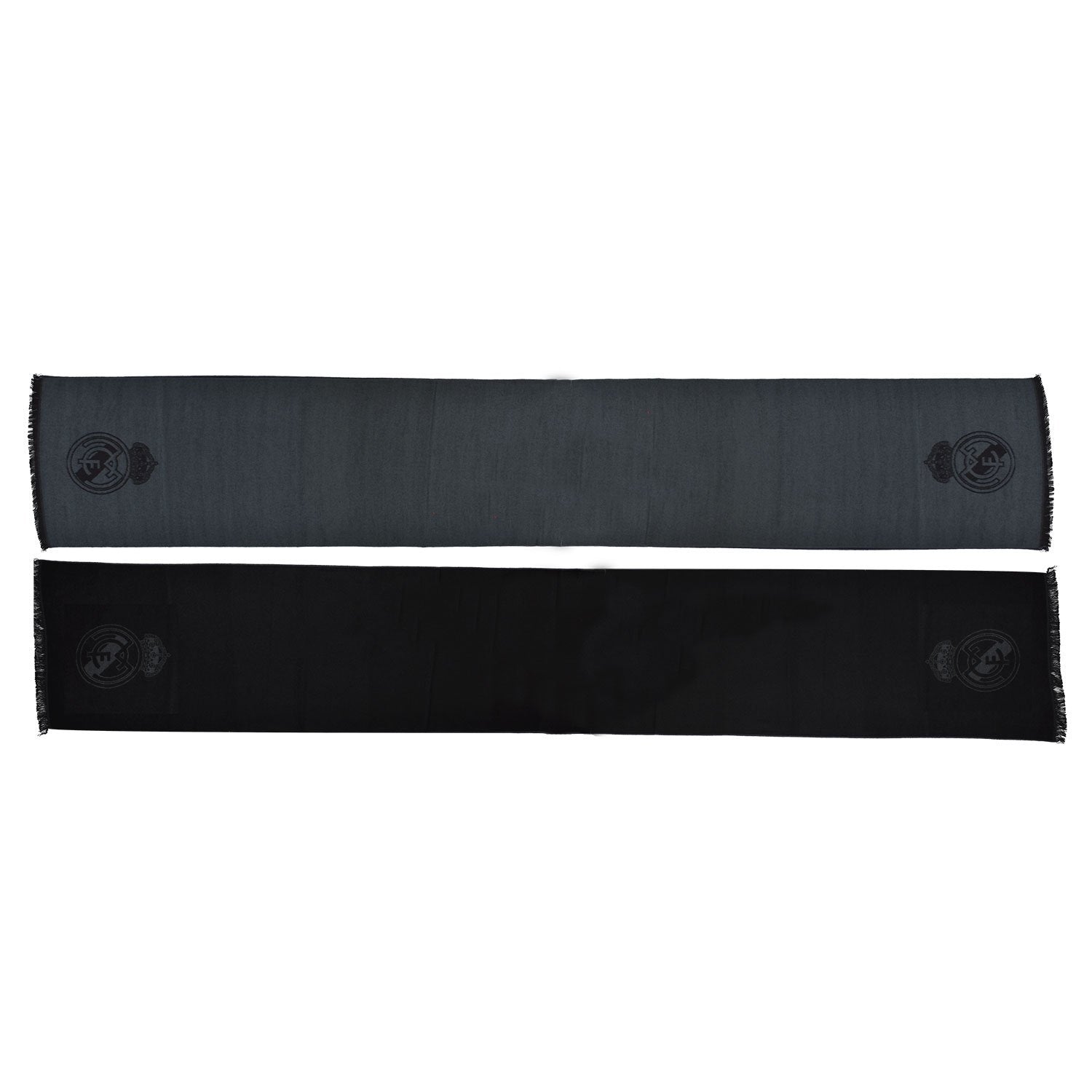Real Madrid Premium Scarf-Black/Grey