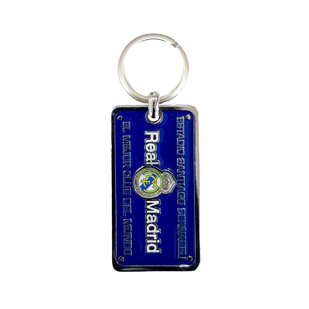 Real Madrid Street Sign Keyring