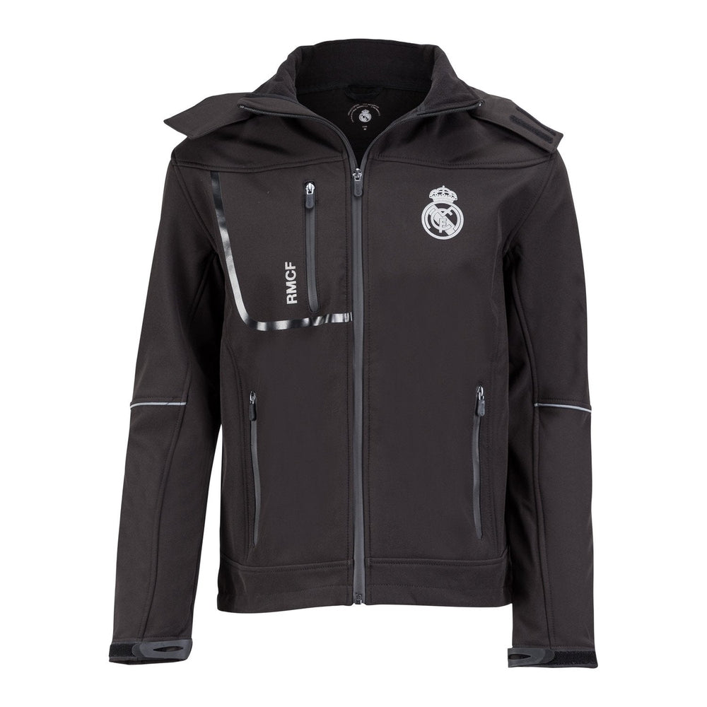 Real Madrid Mens Softshell Black