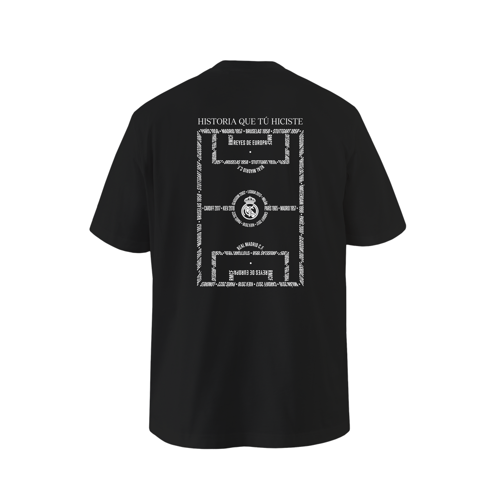 Mens adidas Magic Moments Football Pitch Black T-Shirt