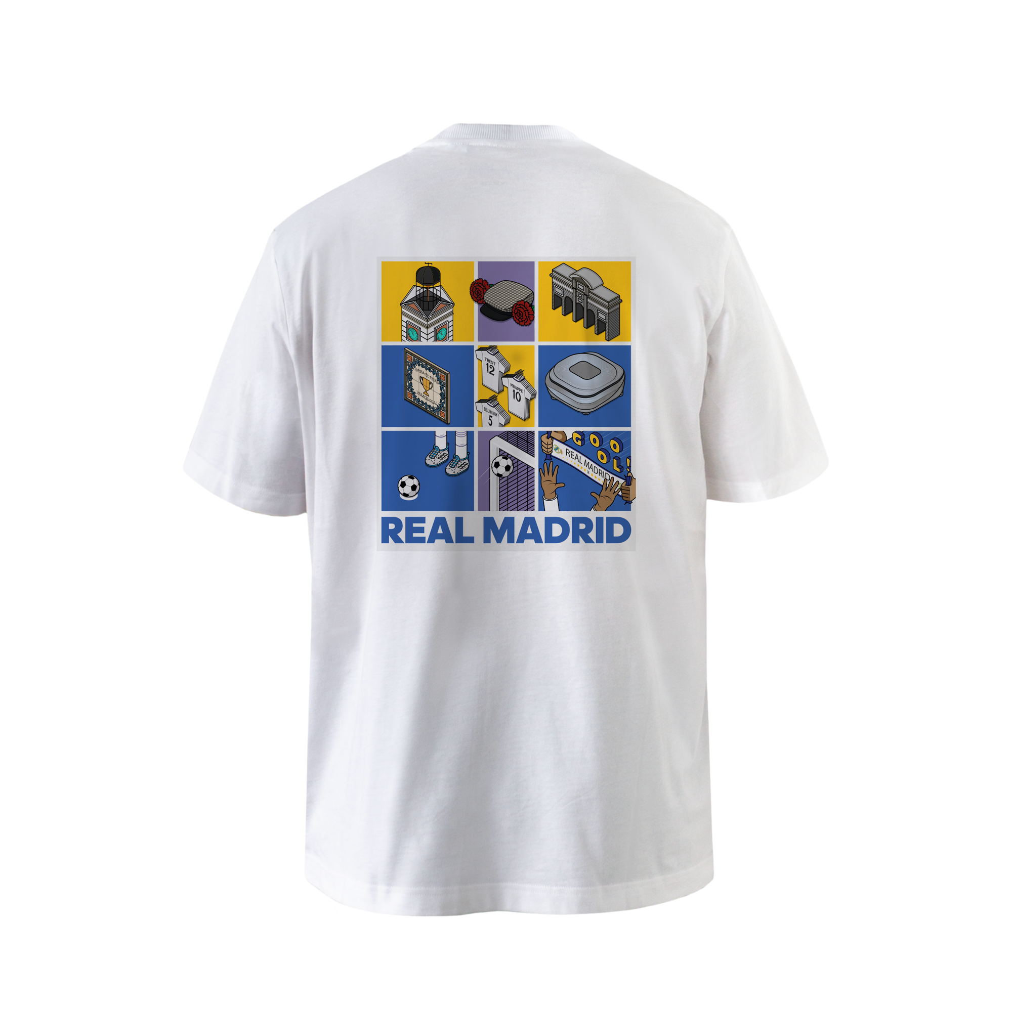 Mens adidas Magic Moments Madrid White T-Shirt