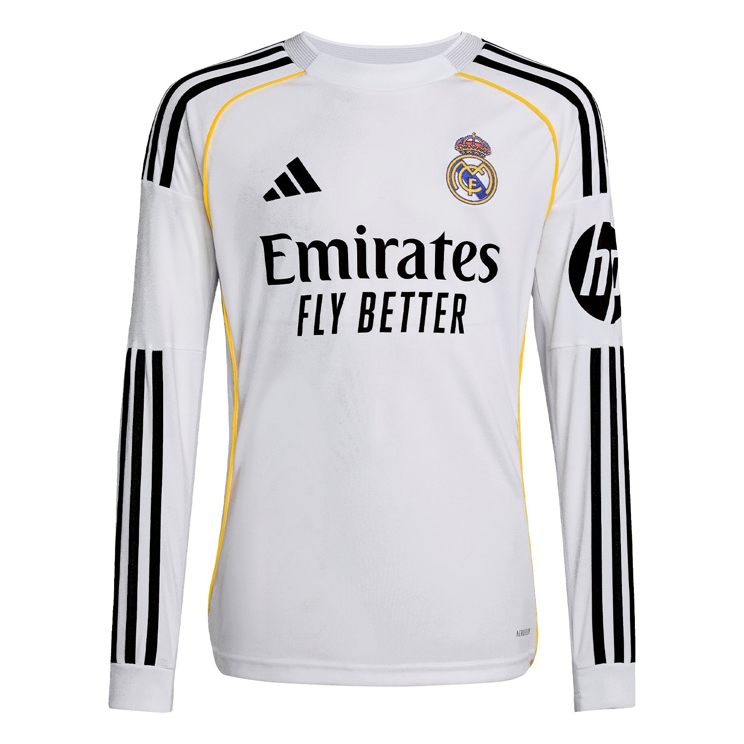 Kids Home Long Sleeve Jersey 25/26 White – Official Real Madrid Store