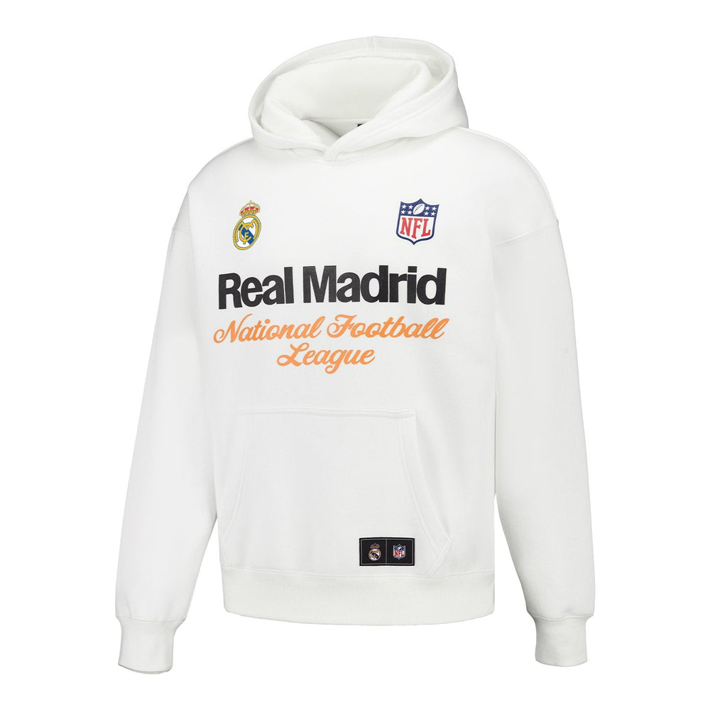 Mens Real Madrid x NFL Hoodie White