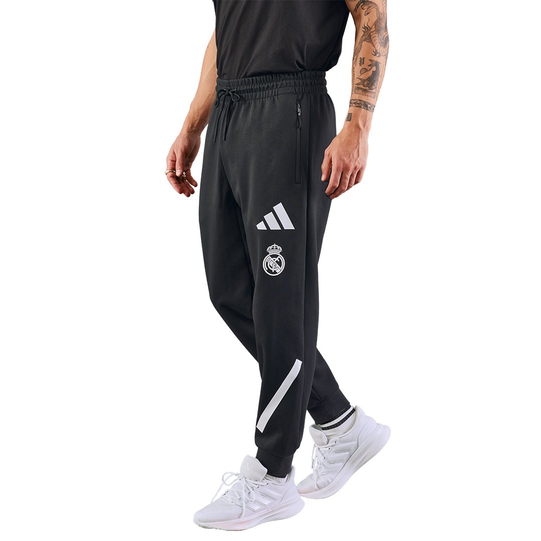 Mens adidas Real Urban Trousers Black – Official Real Madrid Store
