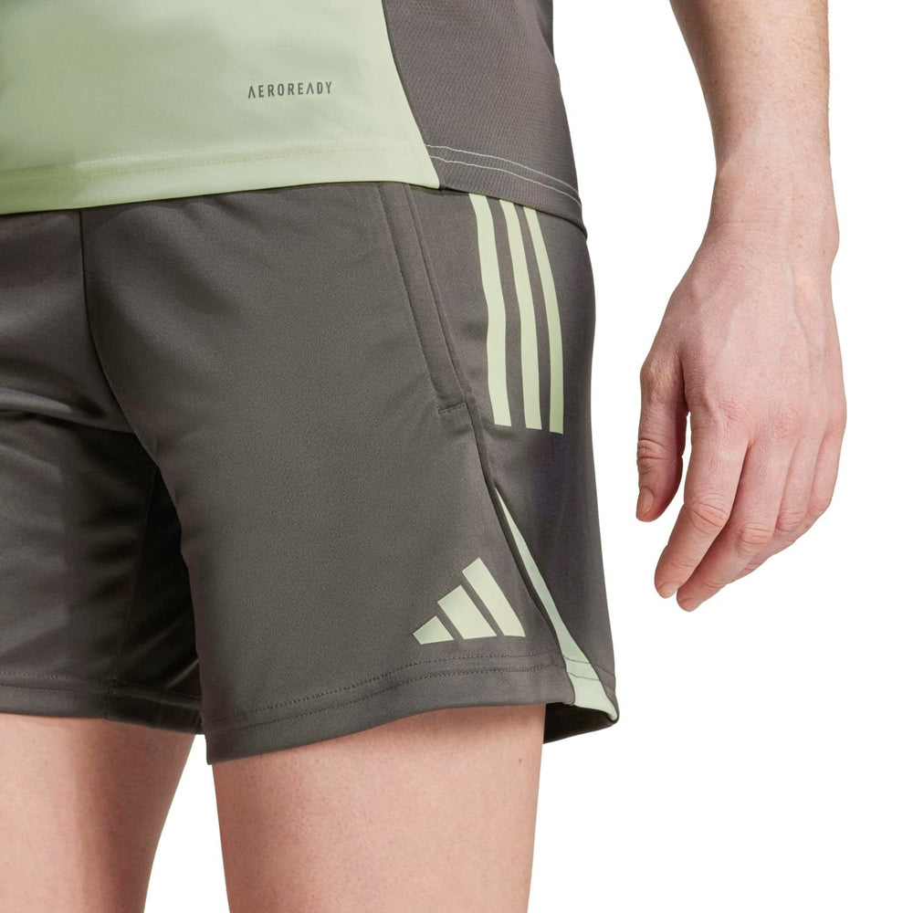 Womens adidas Training Shorts 25/26 Dark Olive