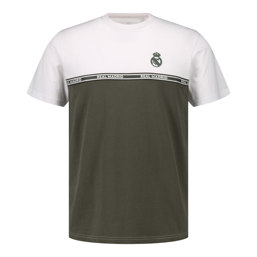 Mens Tape Block T-Shirt White