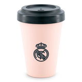 Real Madrid 400ml Pink-Lid Travel Cup