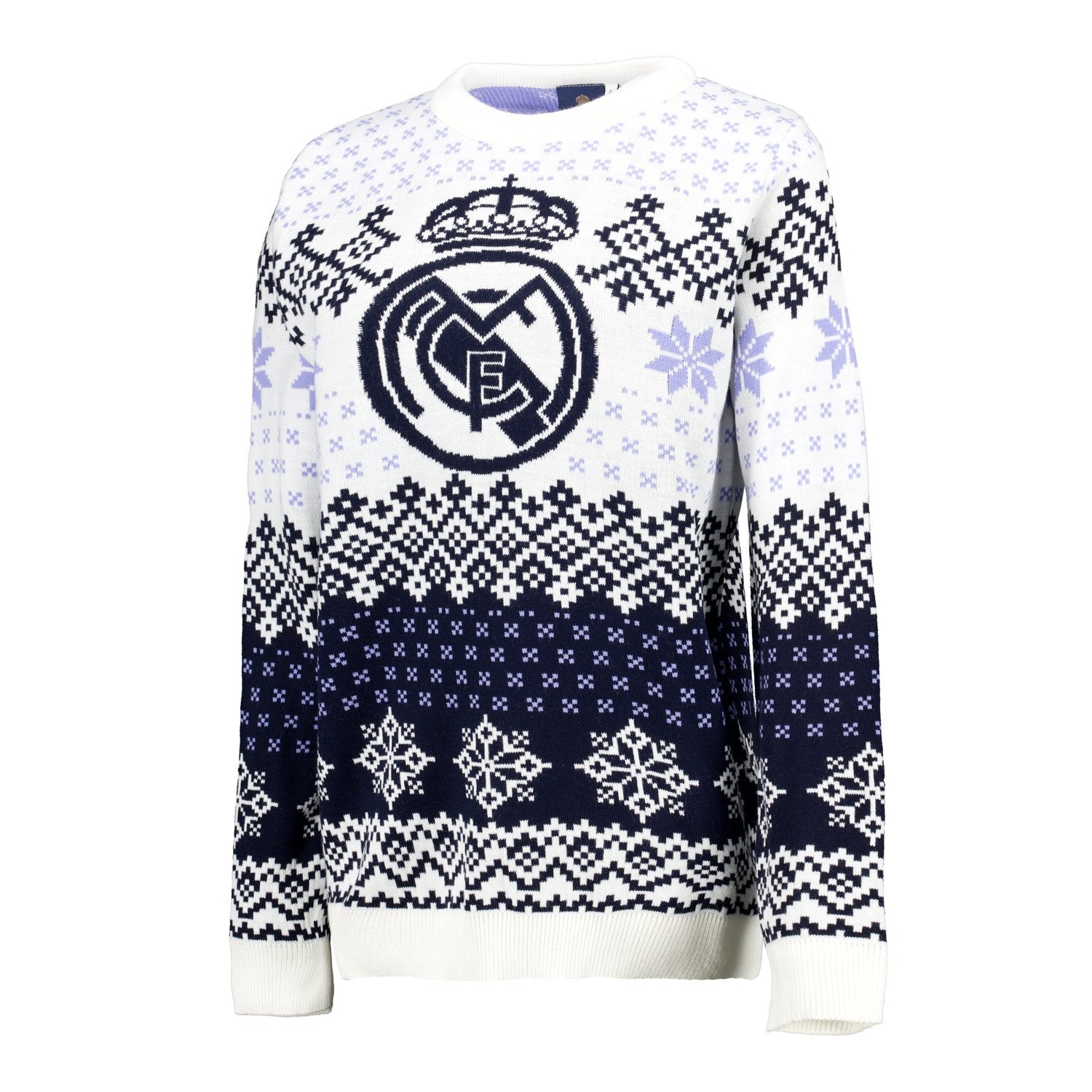 Womens Christmas Sweater Crest Lilac