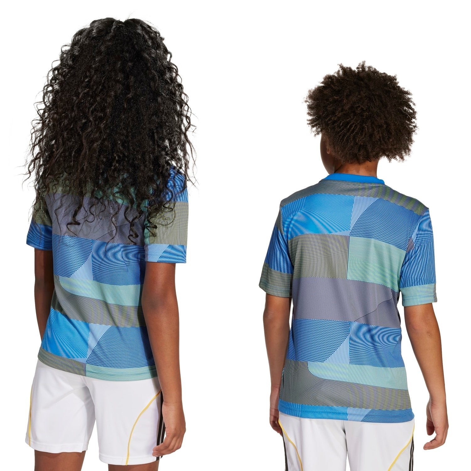 Kids adidas Warm Up Shirt 25/26 Blue – Real Madrid Europe Store