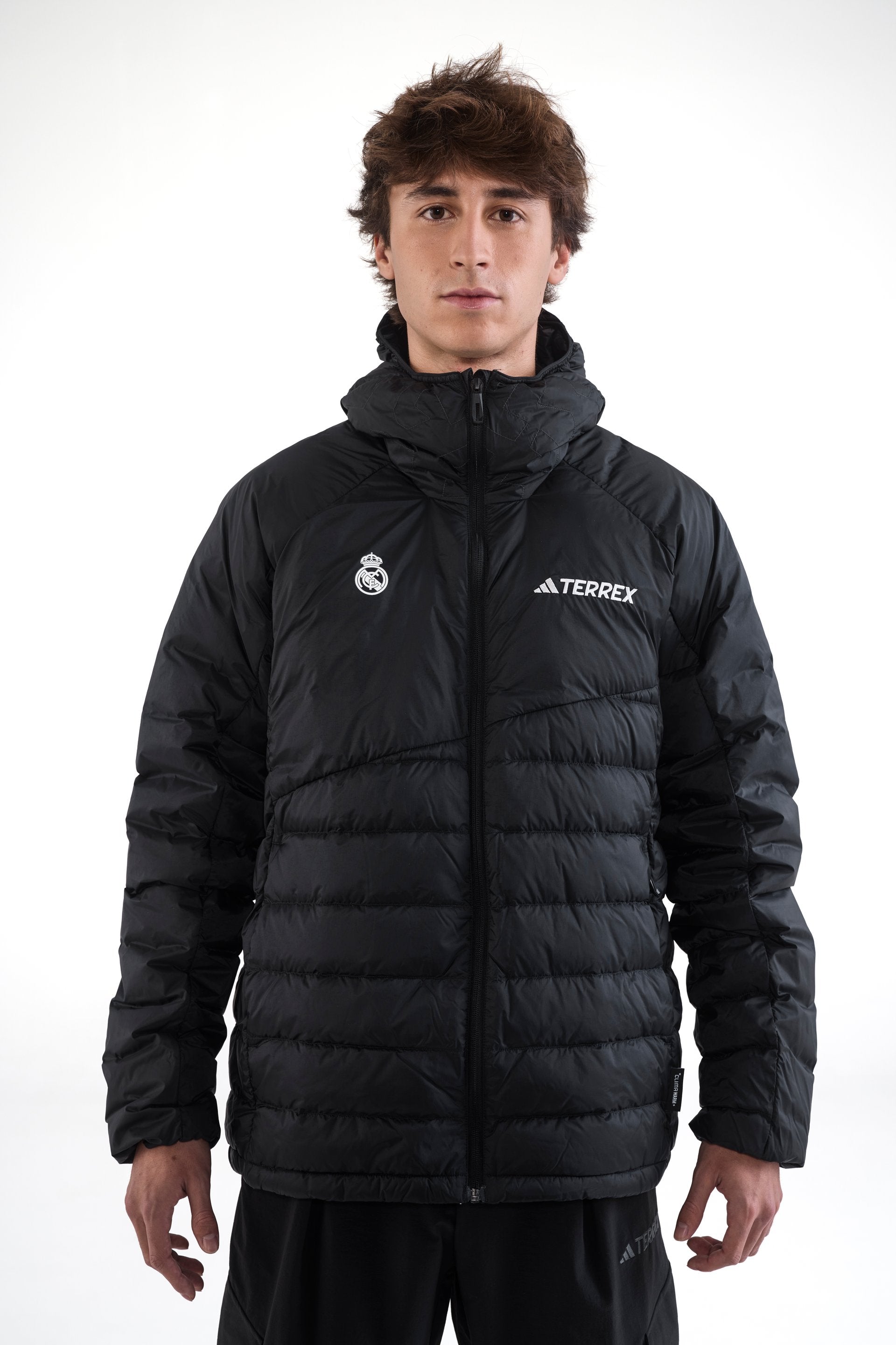 Mens adidas Terrex CLIMAWARM+ Rain Jacket Black