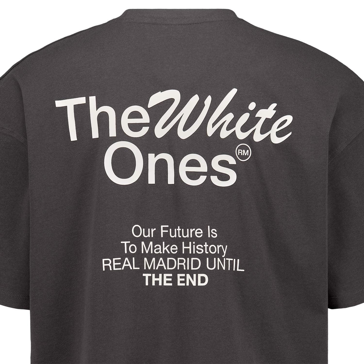 Mens The White Ones Text T-Shirt Black