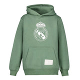 Sweat à capuche enfant blason couleur Vert foncé Real Madrid