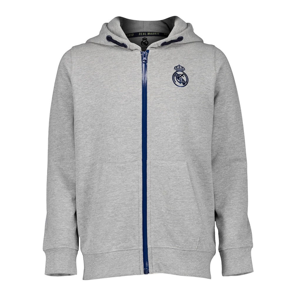 Kids Tracksuit Fan Kids Ombre Zip Grey Melange Real Madrid