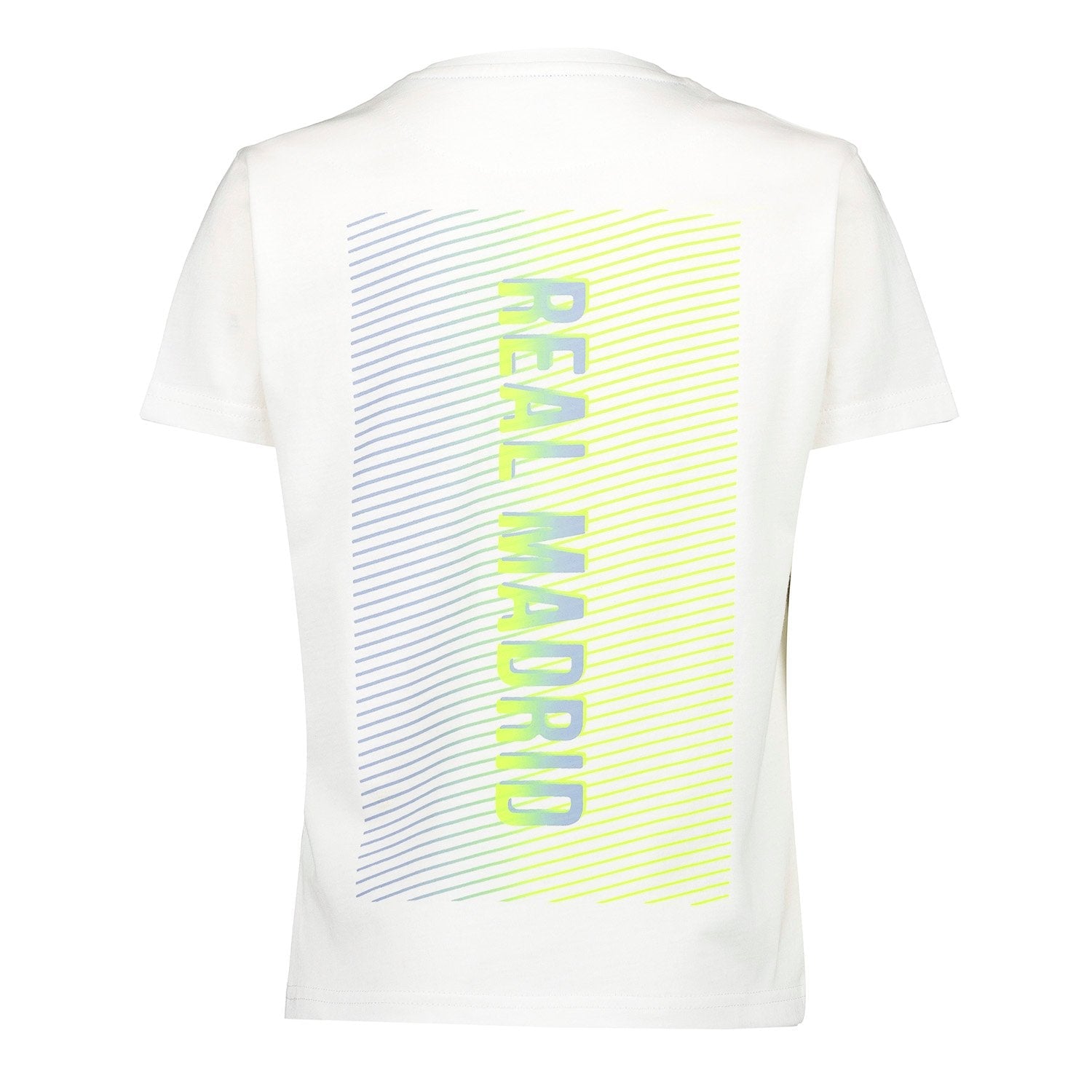 Kids T-Shirt Fan Kids Real Madrid Back Print White Real Madrid