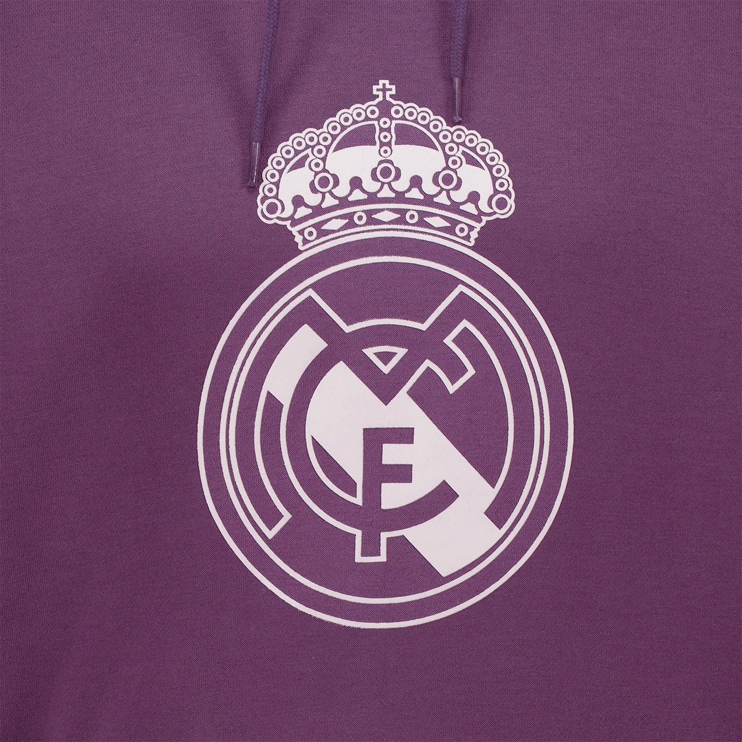 Mens Color Crest Hoodie Purple Real Madrid