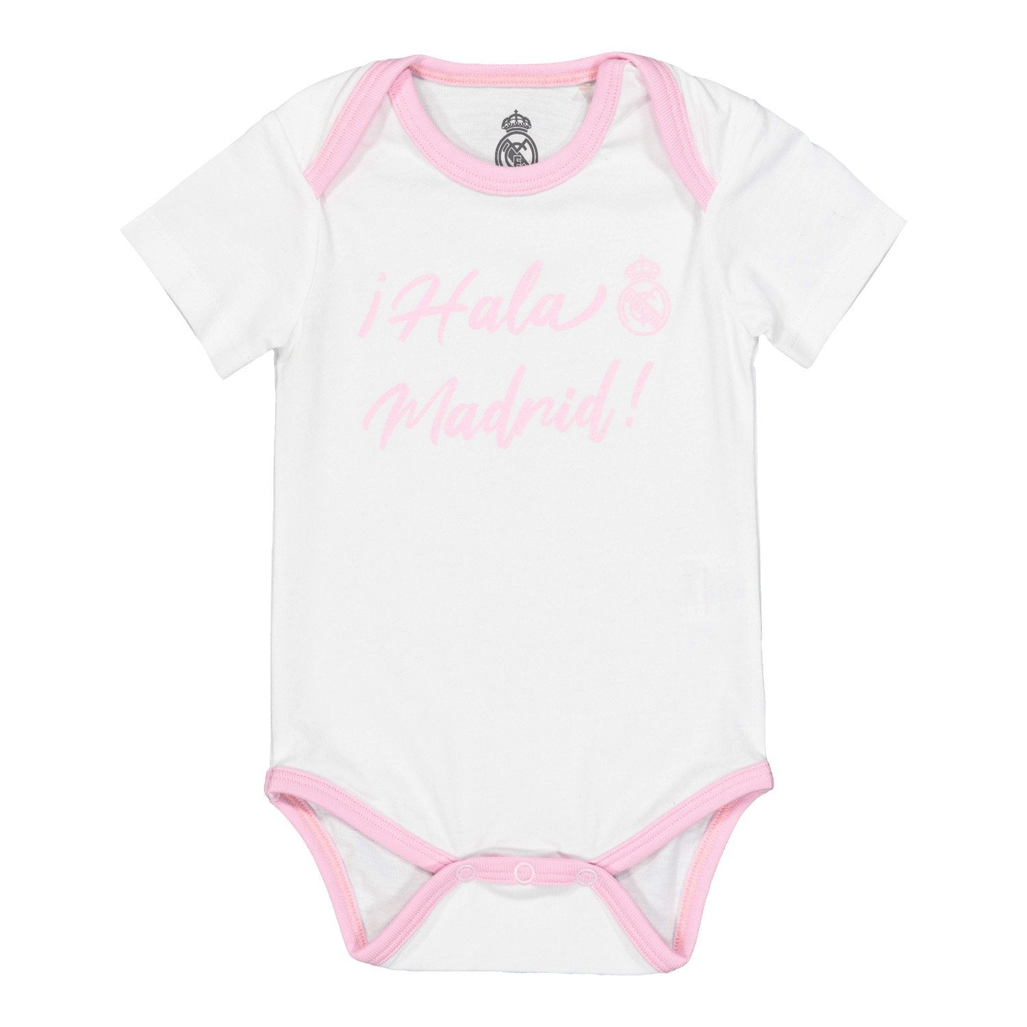 Set 2 Baby Bodies Pink/White Real Madrid
