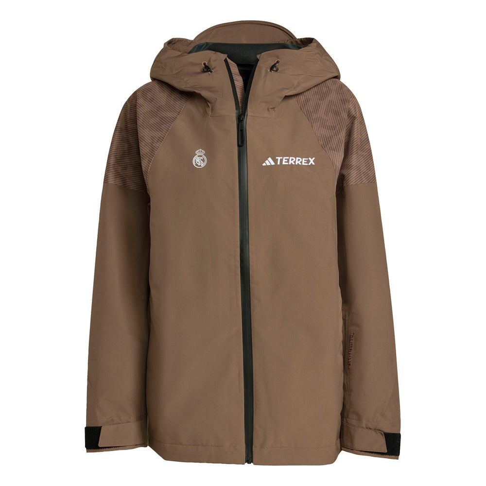 Womens adidas Terrex CLIMAPROOF+ Snow Jacket Brown