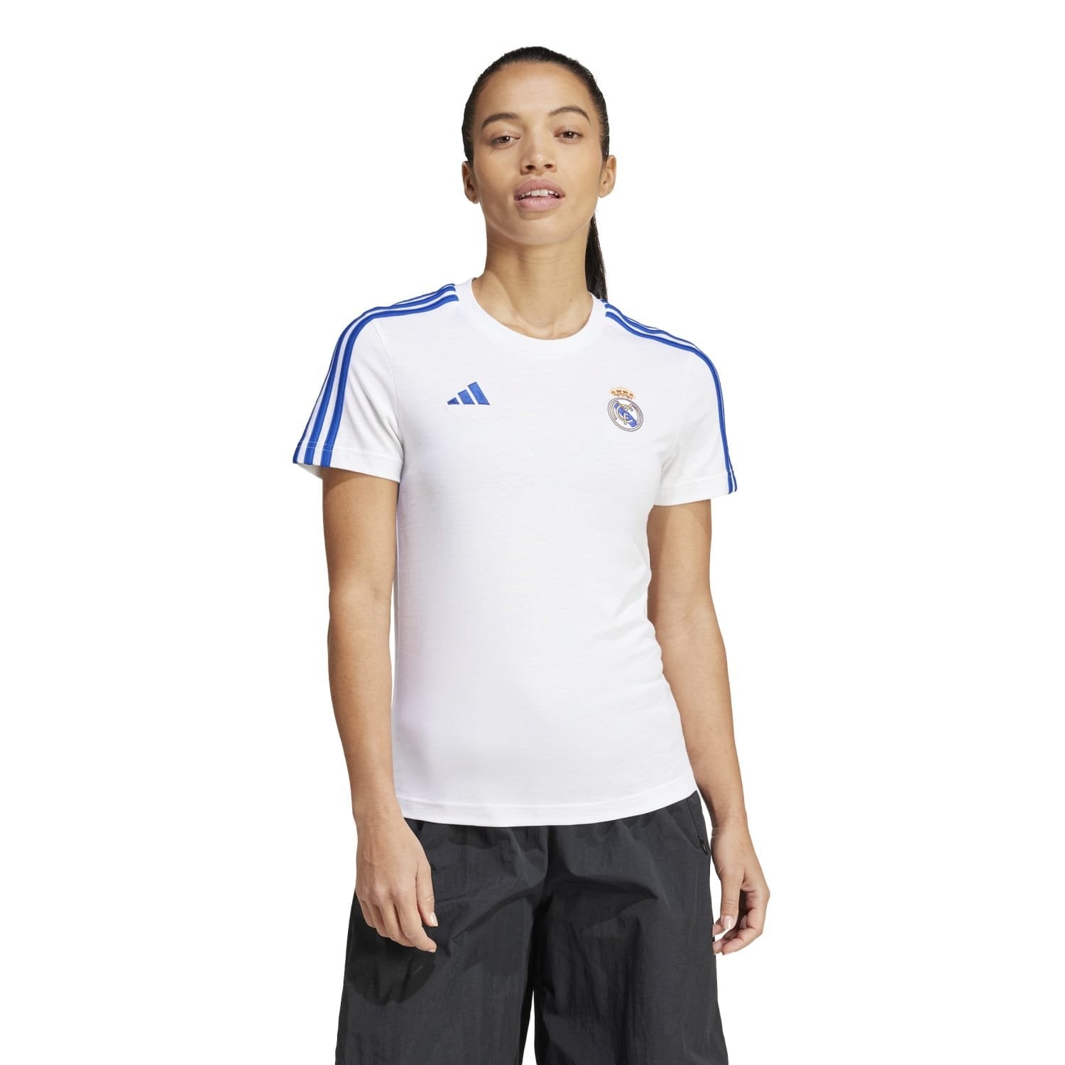 Womens adidas 3S T-Shirt 25/26 White