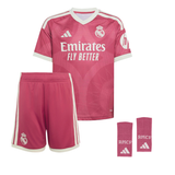 Conjunto Infantil Tercera Equipación Rosa 26/27