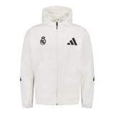 Chaqueta Cremallera Hombre adidas Real Urban Blanca