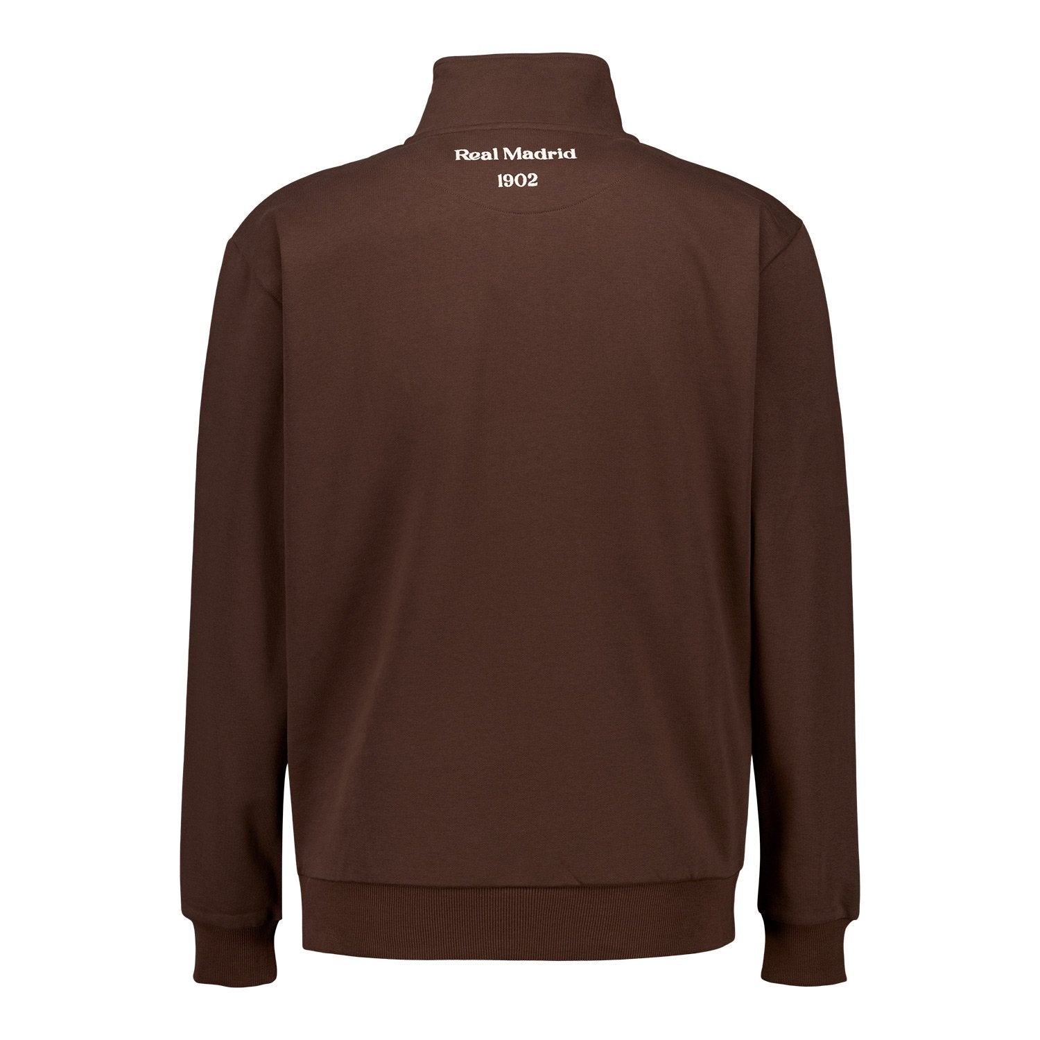 Mens Classic Zip Sweatshirt Brown – Official Real Madrid Store