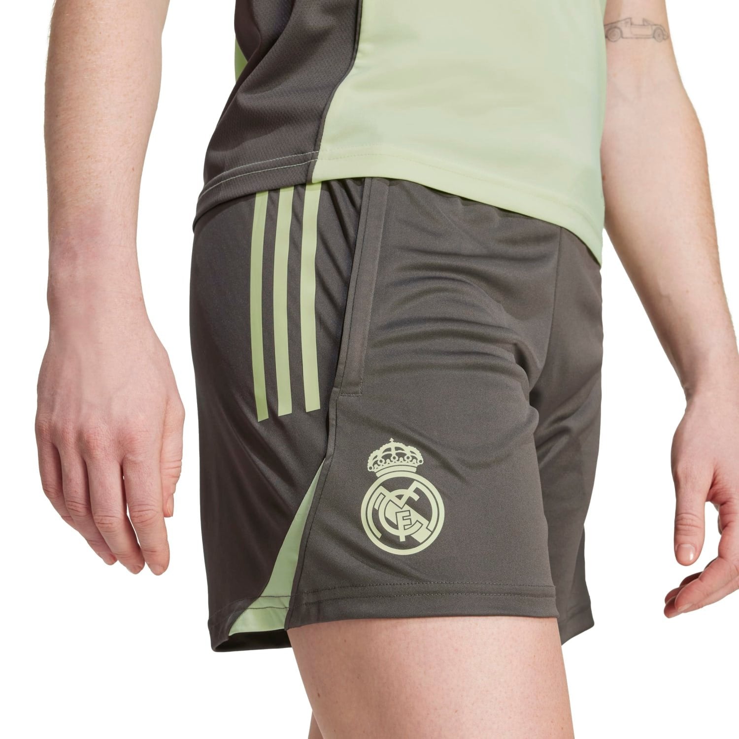 Womens adidas Training Shorts 25/26 Dark Olive