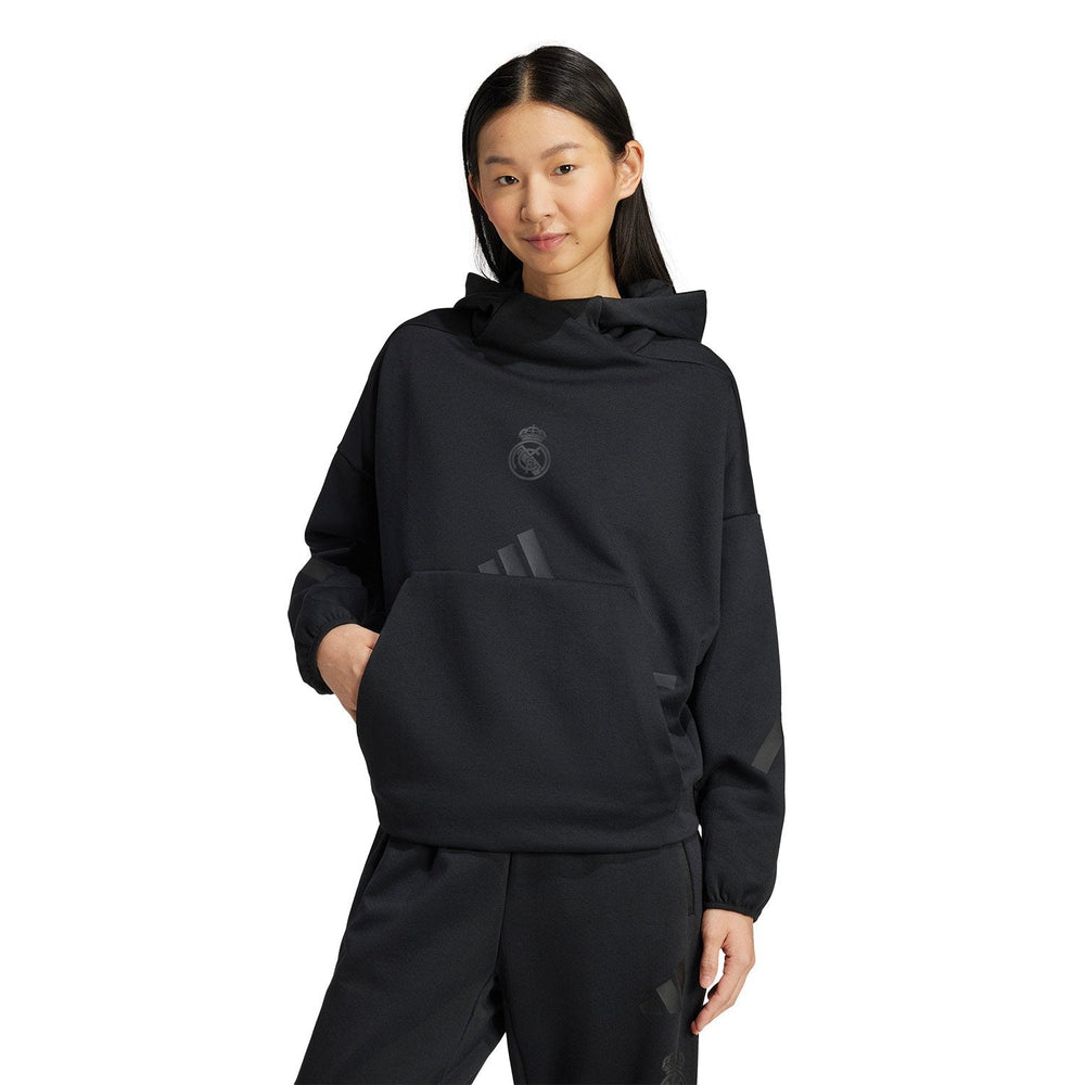 Womens adidas Real Urban Hoodie Black