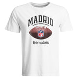 Men’s White Bernabéu x NFL Ball T‑Shirt