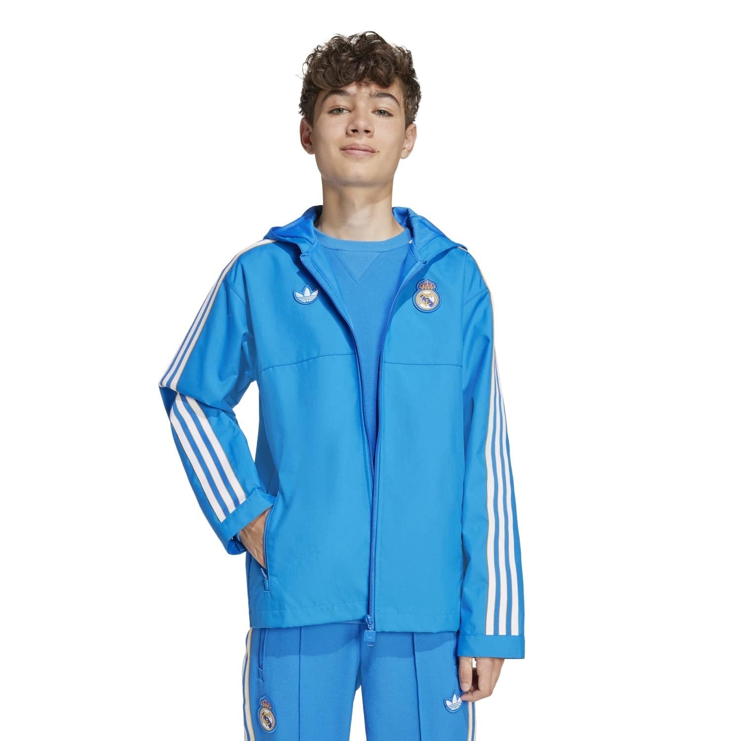 Kids adidas Originals Terrace Icons Parka 25/26 Blue