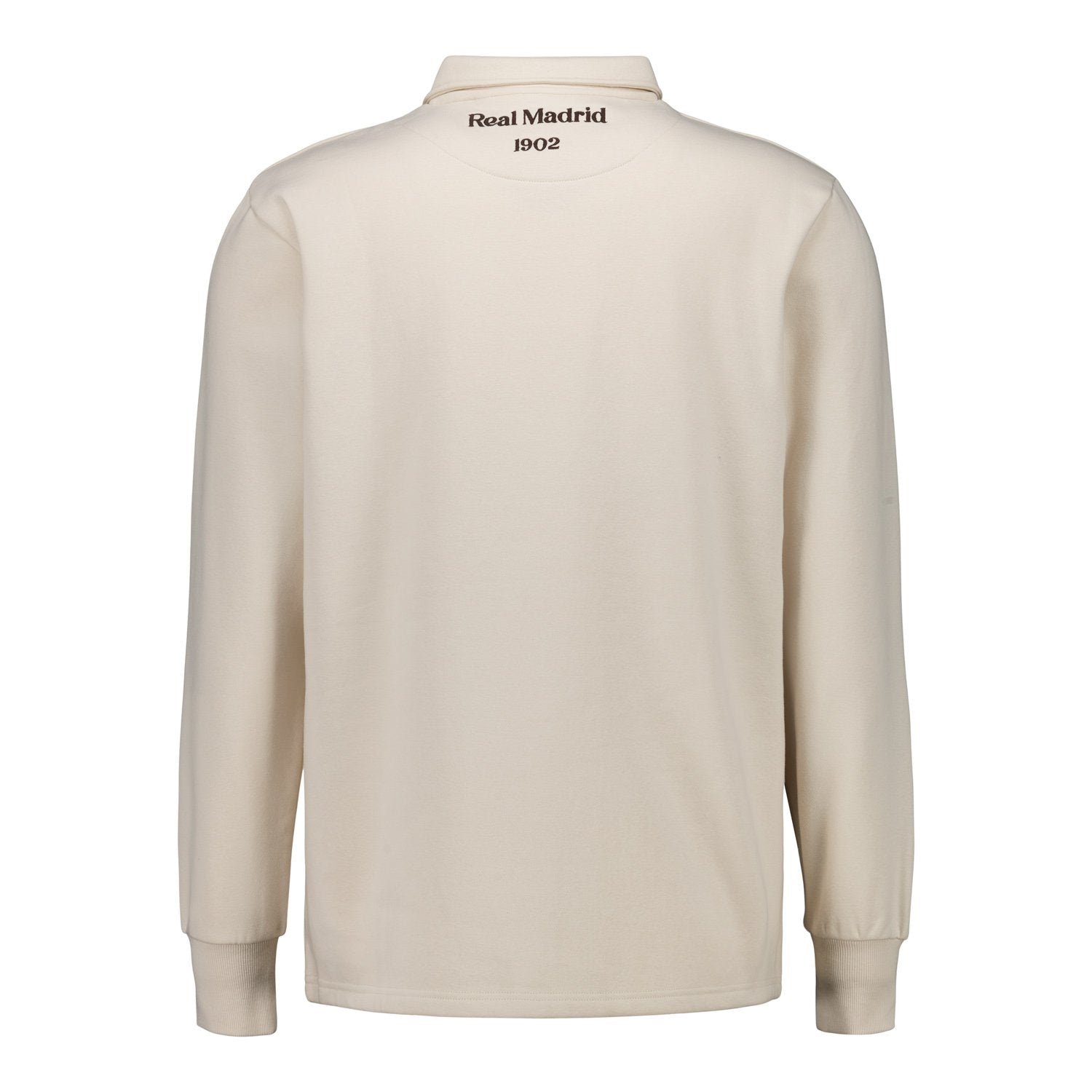 Mens Classic Polo Sweatshirt Beige