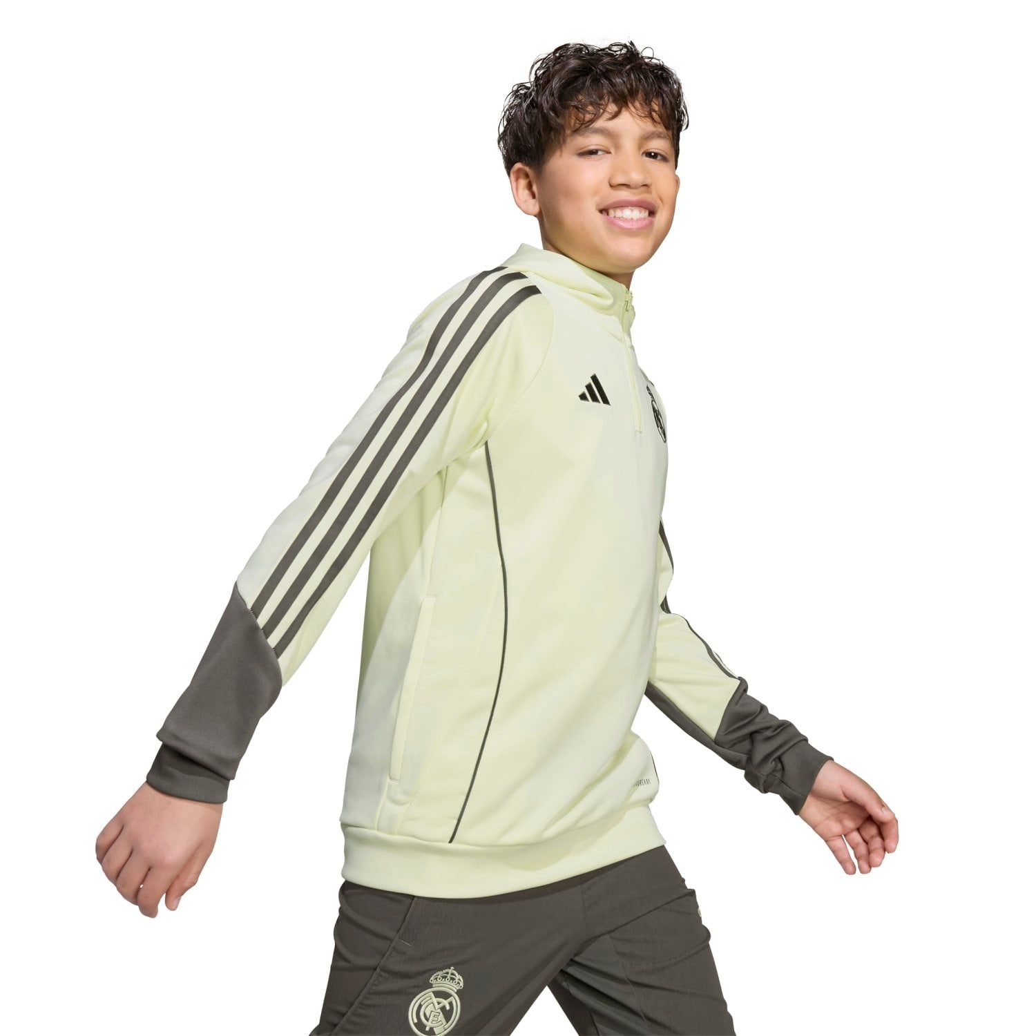 Kids adidas Training Hoodie 25/26 Lime Green – Official Real