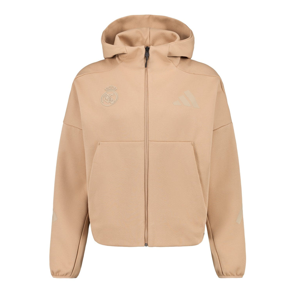 Womens Adidas Real Urban Full Zip Beige