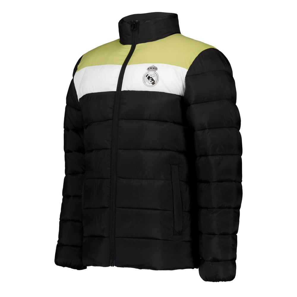 Kids Outerwear Padded Jacket Color Block Black Real Madrid