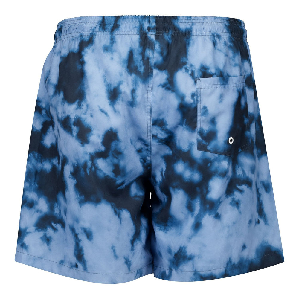 Mens Real Madrid Tye Dye Black Swimshorts