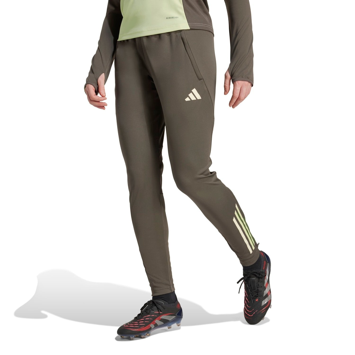 Womens adidas Training Trousers 25/26 Dark Olive