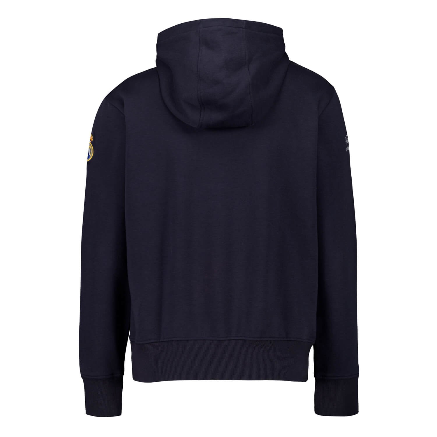 Mens Baseball Hoodie Navy Real Madrid