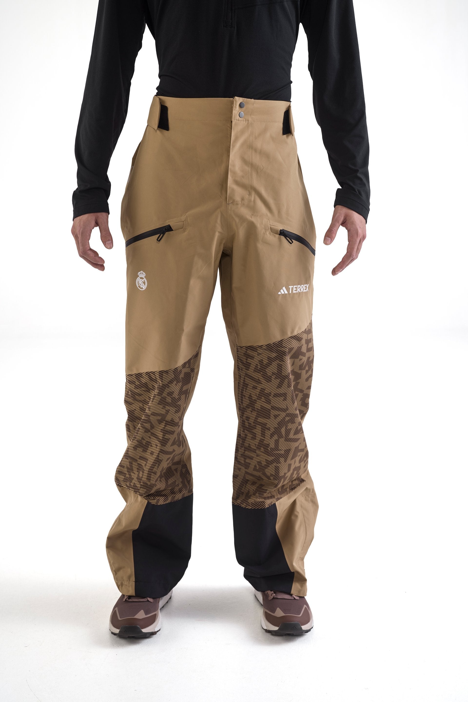 Mens adidas Terrex CLIMAPROOF+ Snow Pants Brown – Official Real