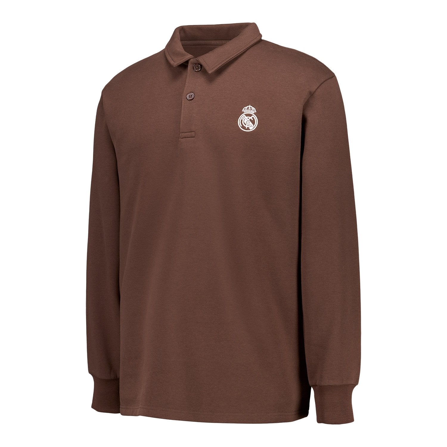 Mens Classic Polo Sweatshirt Brown