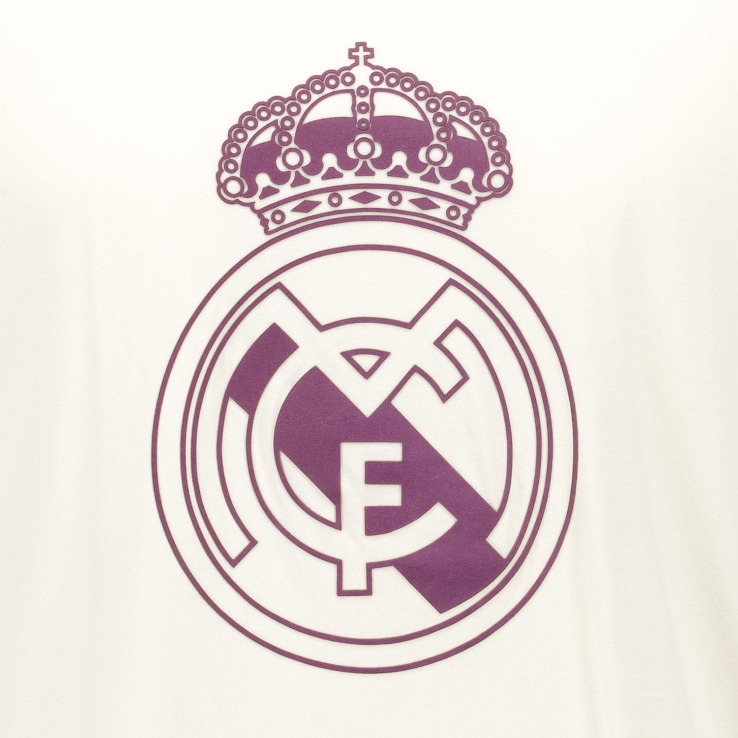 Mens Color Crest T-Shirt Off White Real Madrid – Official Real