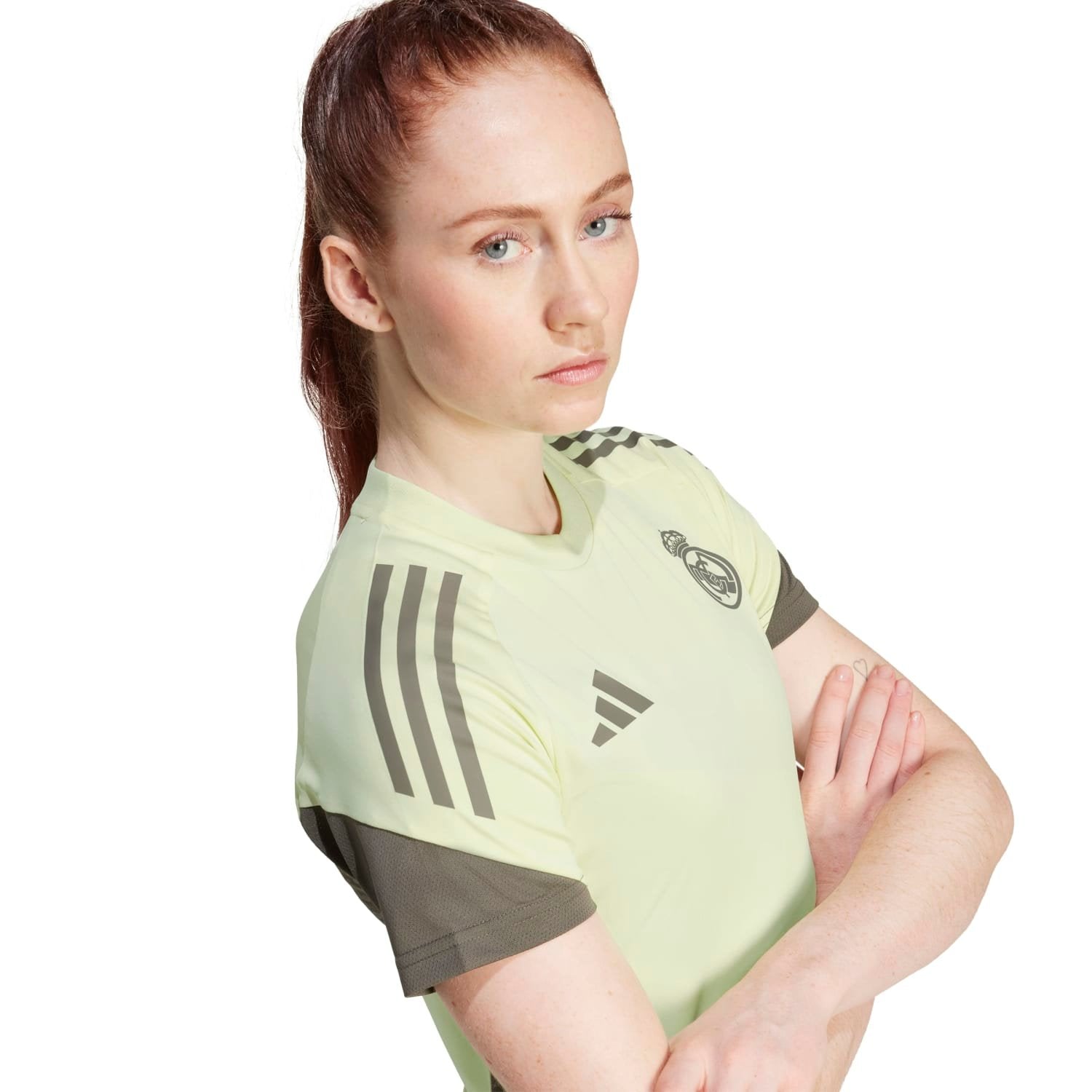 Womens adidas Training Shirt 25/26 Lime Green – Official Real