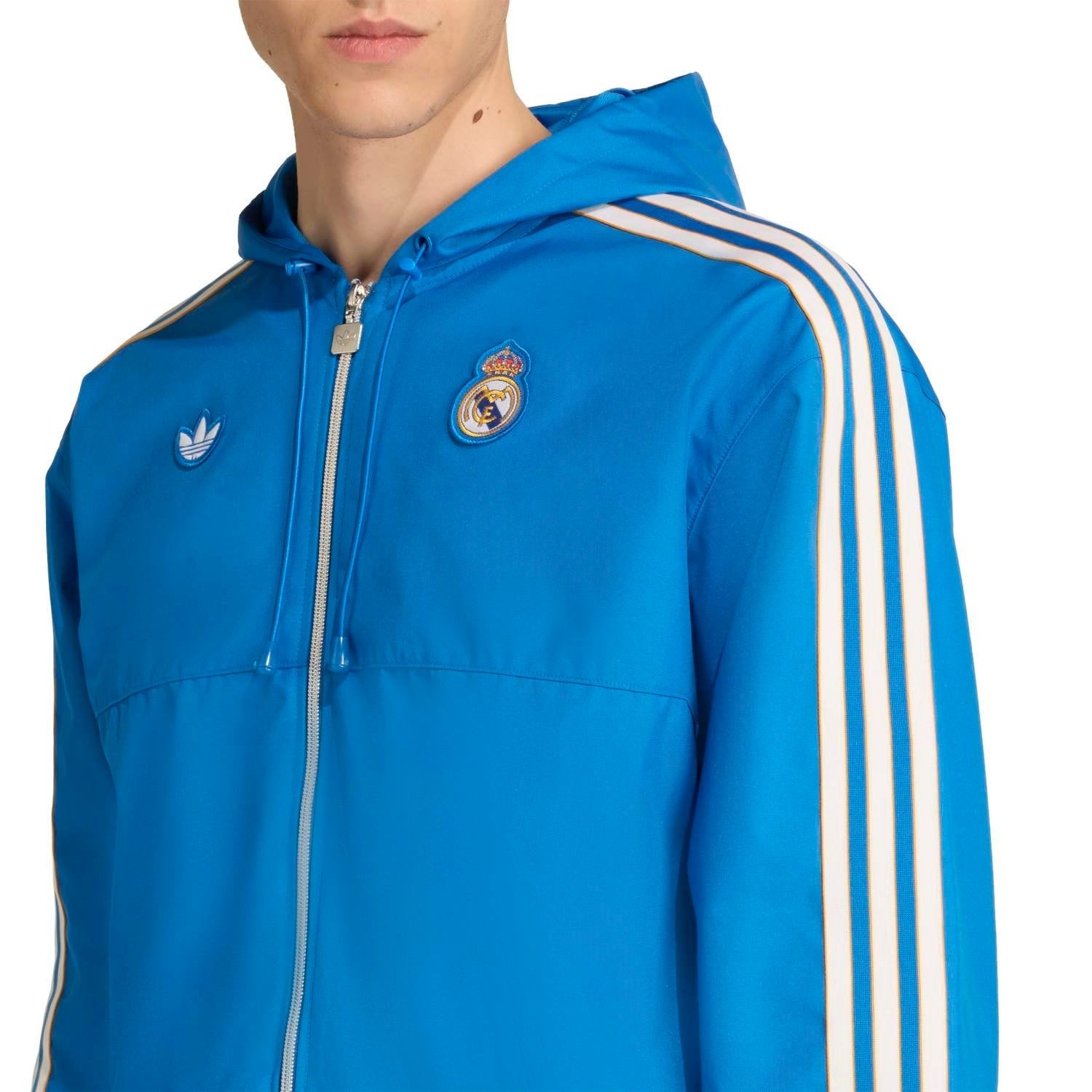 Mens adidas Originals Terrace Icons Parka 25/26 Blue – Official