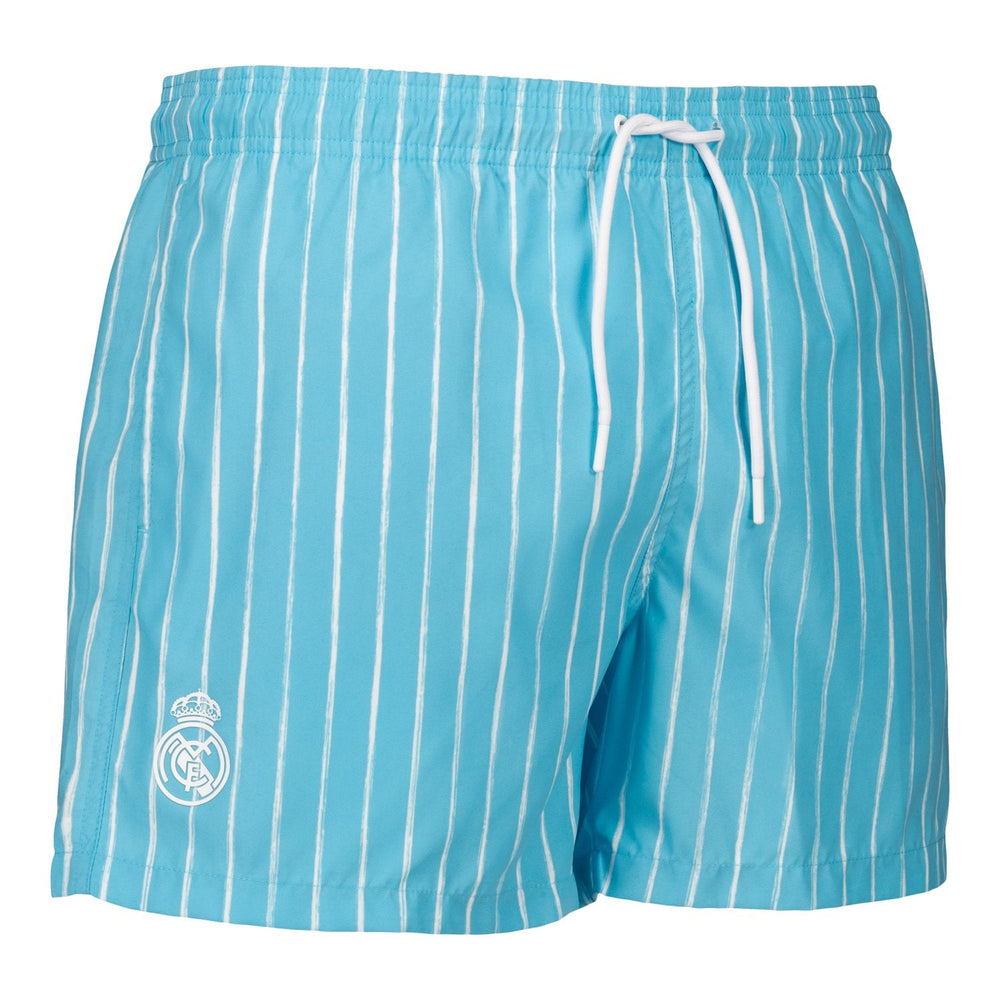 Mens Swimshort Thin Stripes Aquamarine