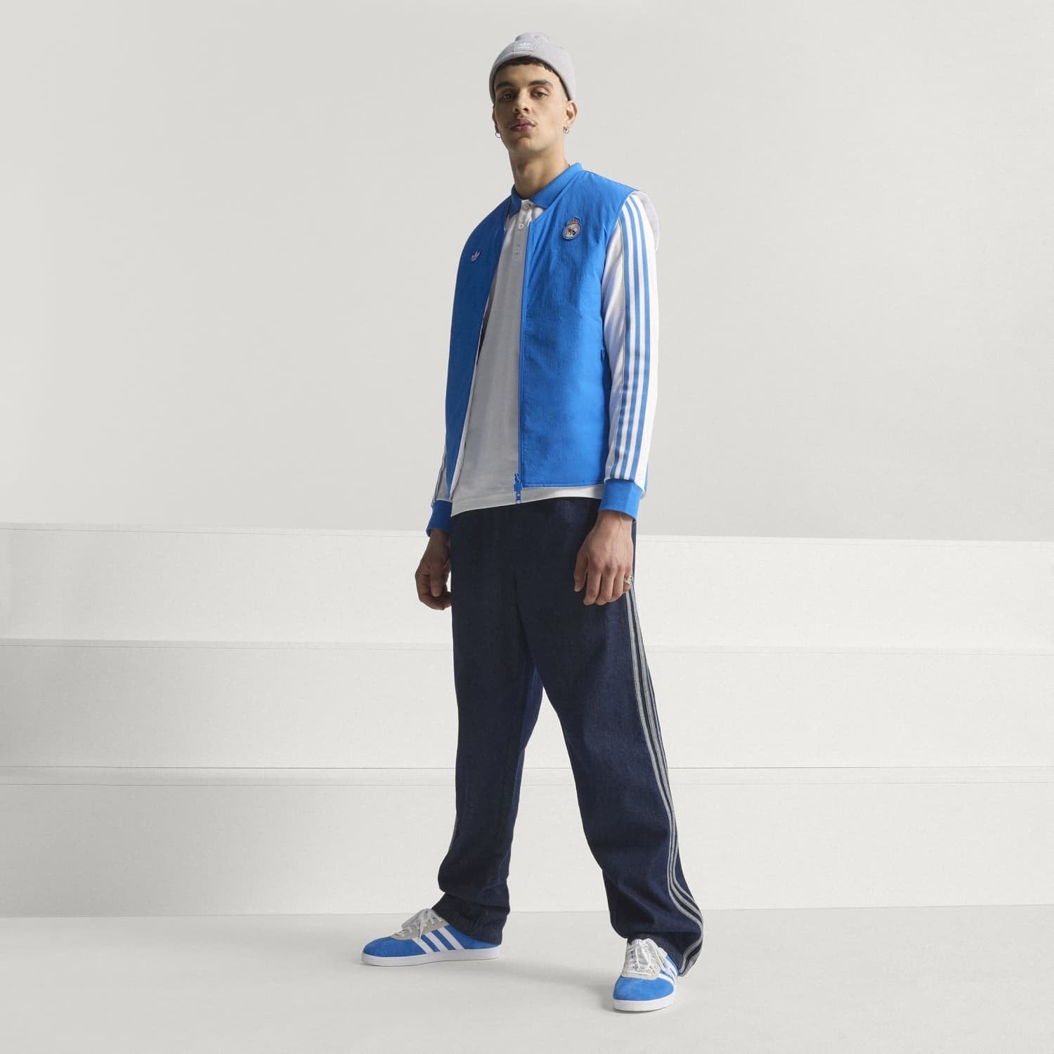 Mens adidas Originals Terrace Icons Reversible Vest 25/26 Blue