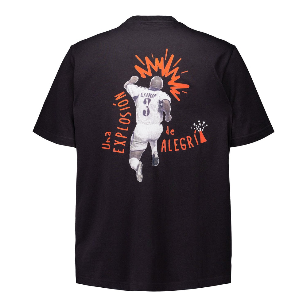 Mens T-Shirt Roberto Carlos adidas Magic Moments Black