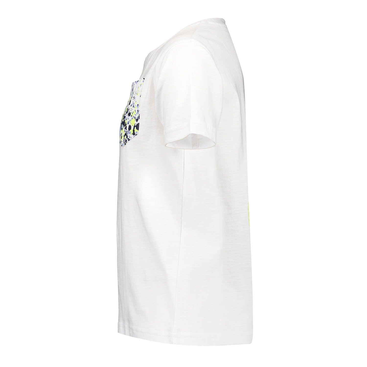 Kids T-Shirt Fan Kids Splatter Pocket White Real Madrid