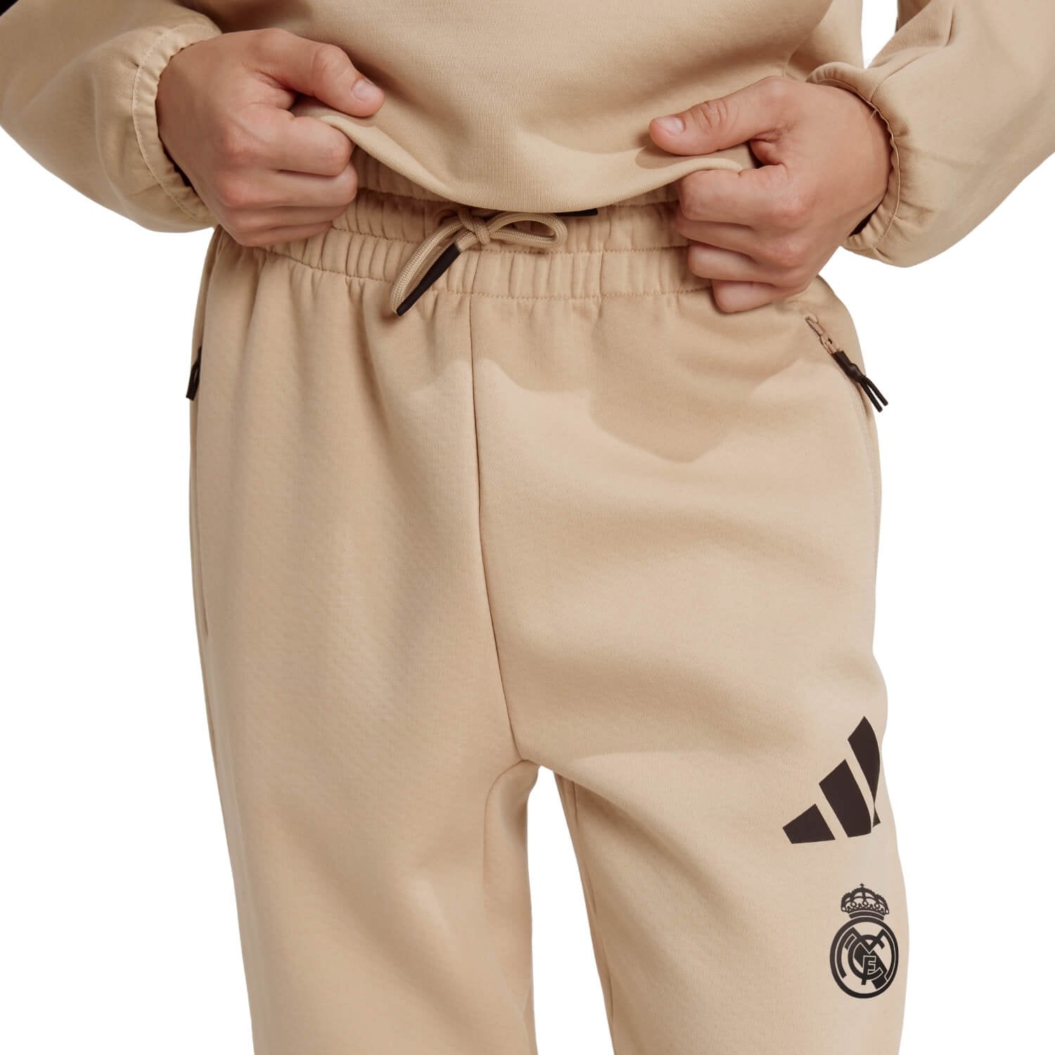 Kids adidas Real Urban Pants Cream/ Black