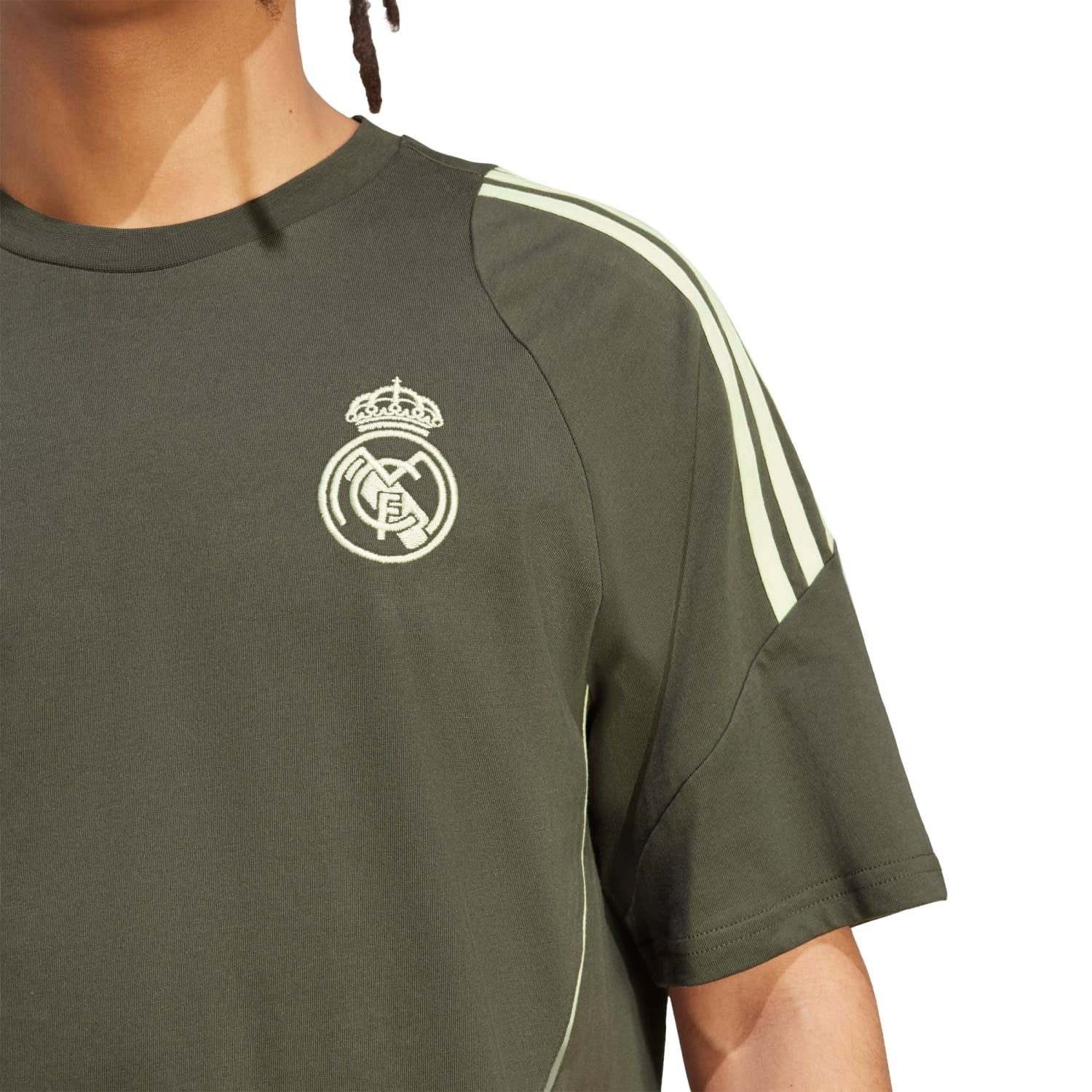 Mens adidas Training T-Shirt 25/26 Dark Olive – Official Real