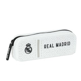 Estuche Silicona Cuadrado Blanco/Negro Real Madrid