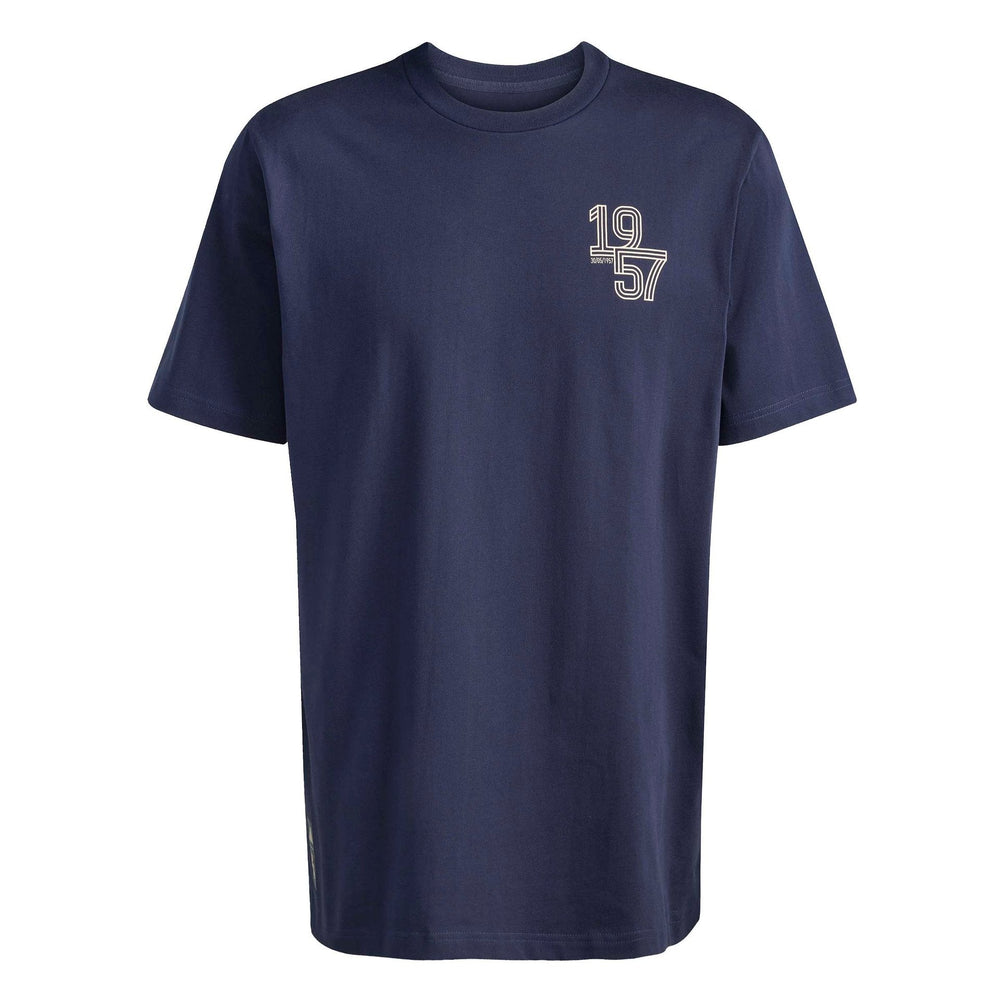Mens adidas Heritage Pack T-Shirt Navy | 1957